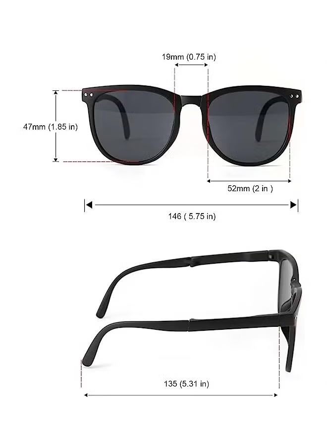 Foldable Sunglasses For Women Men