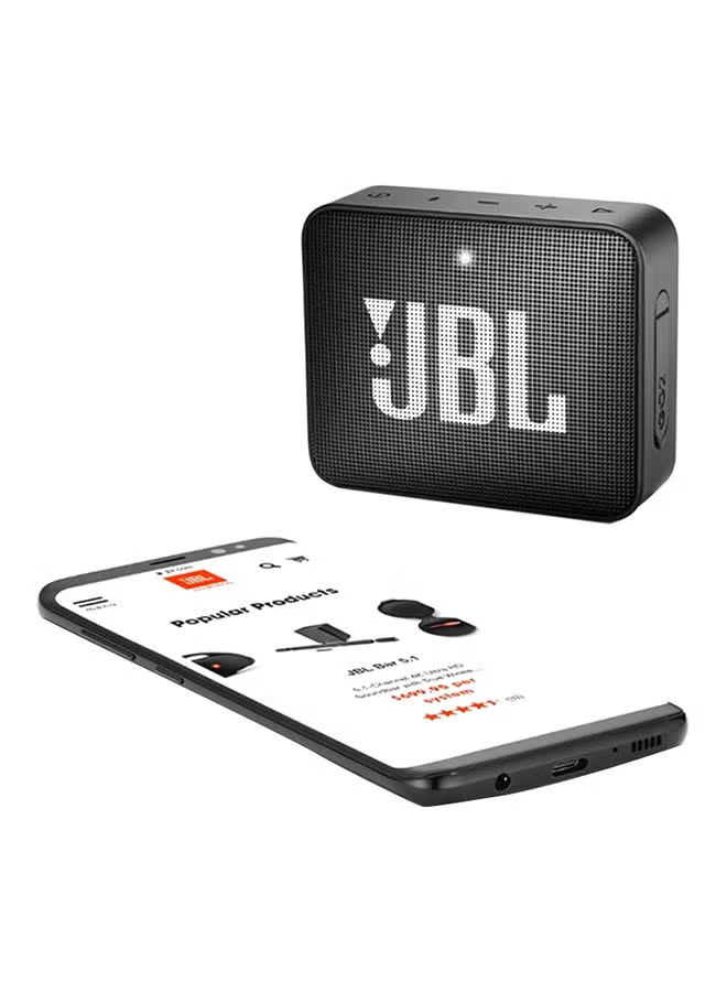 GO 2 Portable Bluetooth Speaker Black