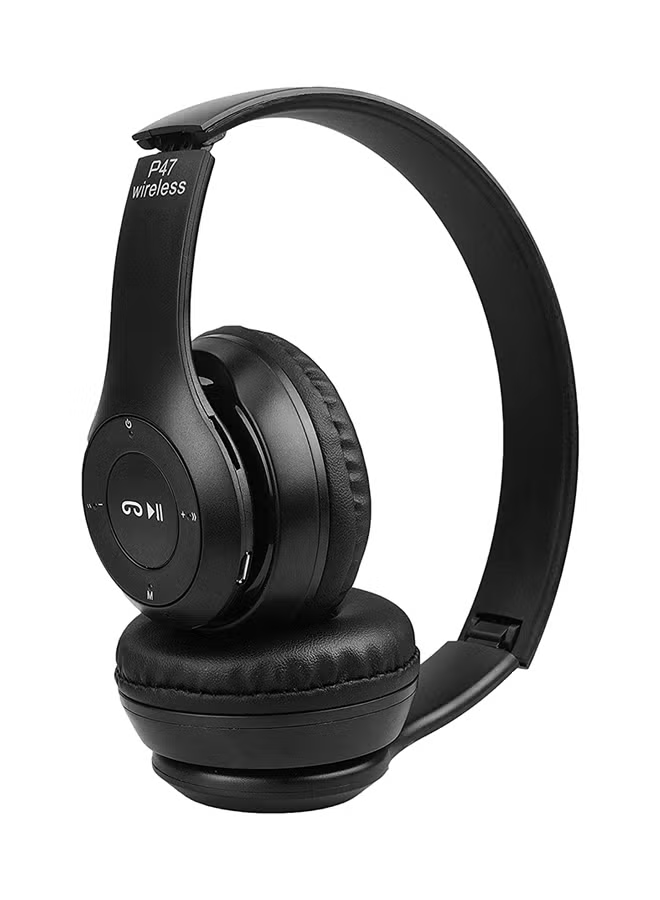 P47 Wireless Headset Black