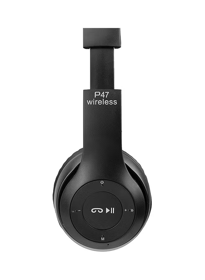 P47 Wireless Headset Black