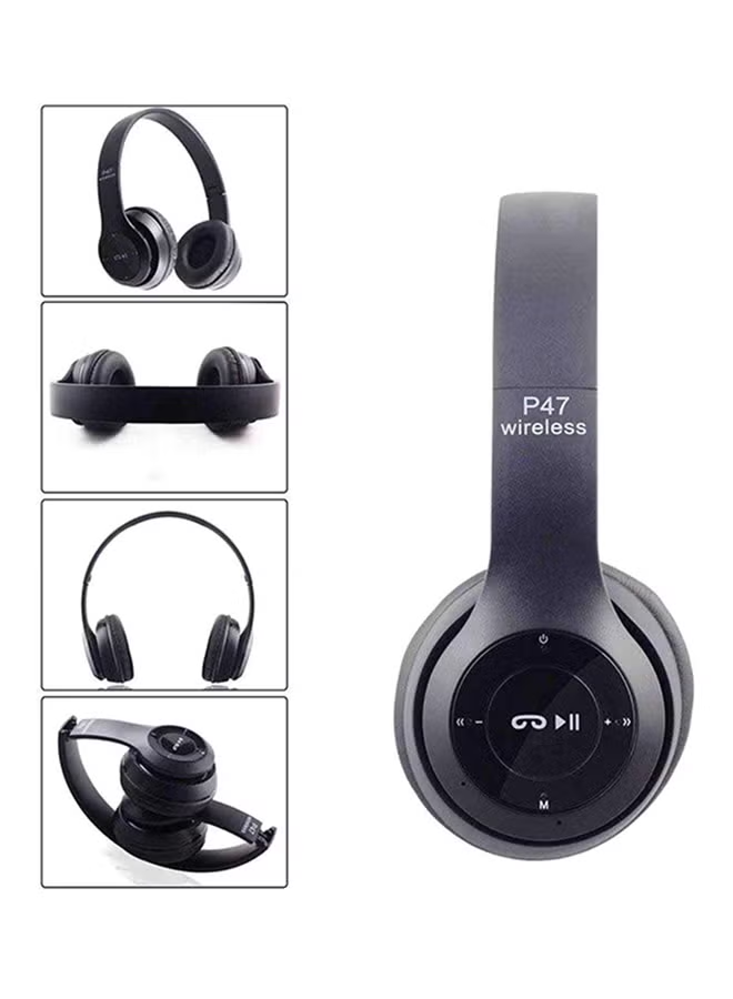 P47 Wireless Headset Black