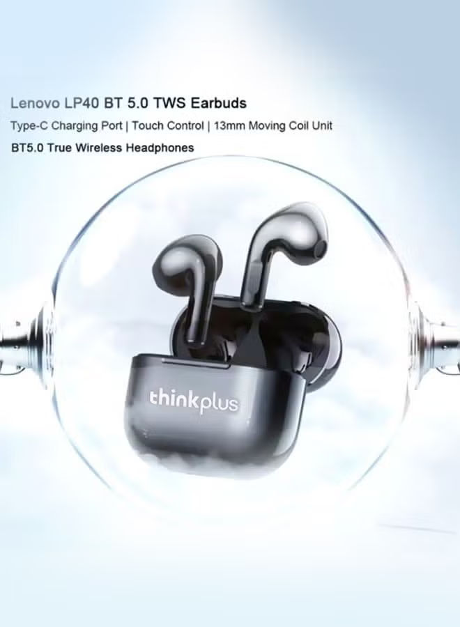 LP40 TWS Wireless Earphone Bluetooth 5.0